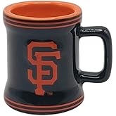 Boelter Brands MLB Mini Mug Style Sculpted Ceramic Shot Glass, 2oz (San Francisco Giants)