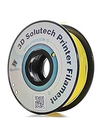 3d solutech Real Amarillo 1,75 mm PLA 3d impresora filamento 2,2 lb (1.0kg) 100  EE. UU.