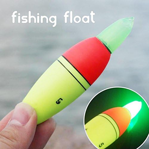 UKBIOLOGY 1PC Fishing Float Night Accessories Tool Led Luminous Fishing float Electronic Glowing Fishing Stick