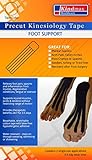 2-Pack - Kindmax Precut Foot Support (Beige) - Kinesiology Tape for Foot Pain, Plantar Fasciitis