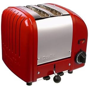 Dualit Classic 2 Slice Toaster in Red