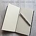 Travelers Notebook Inserts - Lined Refills for Standard Size Travelers Notebook, Set of 3, Total 192 Pages, 8.25 x 4.25 Inches