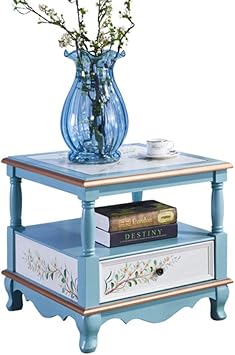 Amazon Com Hgzbxl Nightstands Simple Painted Retro Bedside Table