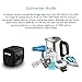 [UL Test Pass] World Travel Adapter and Power Converter Combo 2000 Watts Step Down Voltage Converter 220v to 110v Universal Plug Adapter US to UK Europe AU Asia for Laptop MacBook Cell Phone
