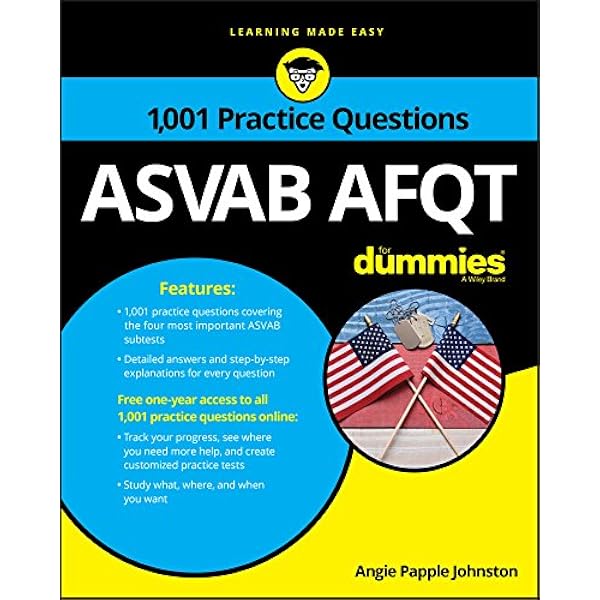 2023 2024 ASVAB For Dummies Practice Tests, Flashcards,