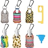 6pcs Hand Sanitizer Keychain Holder with Travel