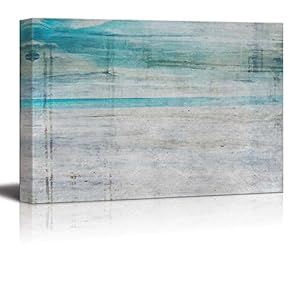Vibrant Aqua and Silver Stripes with Grain Texture Over It