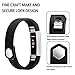 iGK Replacement Bands Compatible for Fitbit Alta and Fitbit Alta HR, Newest Adjustable Sport Strap Smartwatch Fitness Wristbands with Metal Clasp Black Large