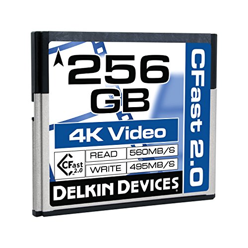 Delkin 256GB Cinema CFast 2.0 Memory Card (DDCFST560256)