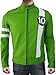Alien Swarm Ryan Kelley Ben 10 Celebrity Costume Green Leather Jacket (L, BEN10 GREEN)