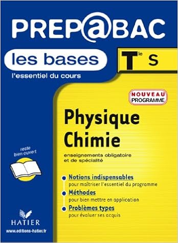 Physique Chimie Terminale S Les Bases Amram Didier Imbert Etienne 9782218739125 Amazon Com Books