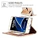 FYY Luxury PU Leather Wallet Case for Samsung Galaxy S7, [Kickstand Feature] Flip Phone Case Protective Cover with [Card Holder] [Wrist Strap] for Samsung Galaxy S7 2016 Gold