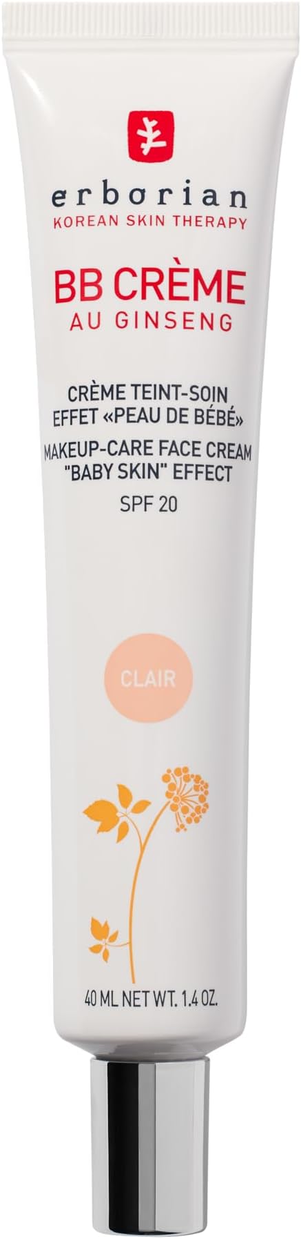 Erborian BB Cream With Ginseng Baby Skin SPF20 Clair 40 ml