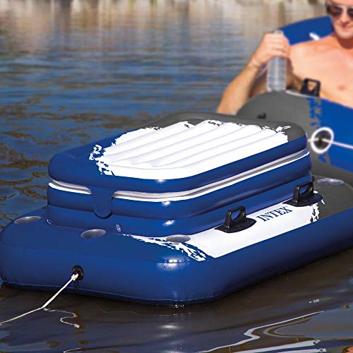 Intex Blue/White Plastic Inflatable Floating Ice Chest Pricepulse