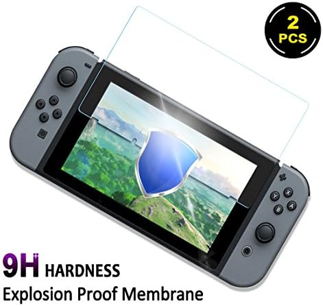 Seojack Ultra-thin 9H Hardness Material Screen Protector for Nintendo Switch 2017 (2-Pack)