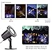 Christmas Projector Lights Outdoor Moving Snowflakes LED Christmas Lights, Waterproof Projector Decorating Stage Light, Indoor Outdoor Snowfall Holiday Party Garden Landscape Lamp