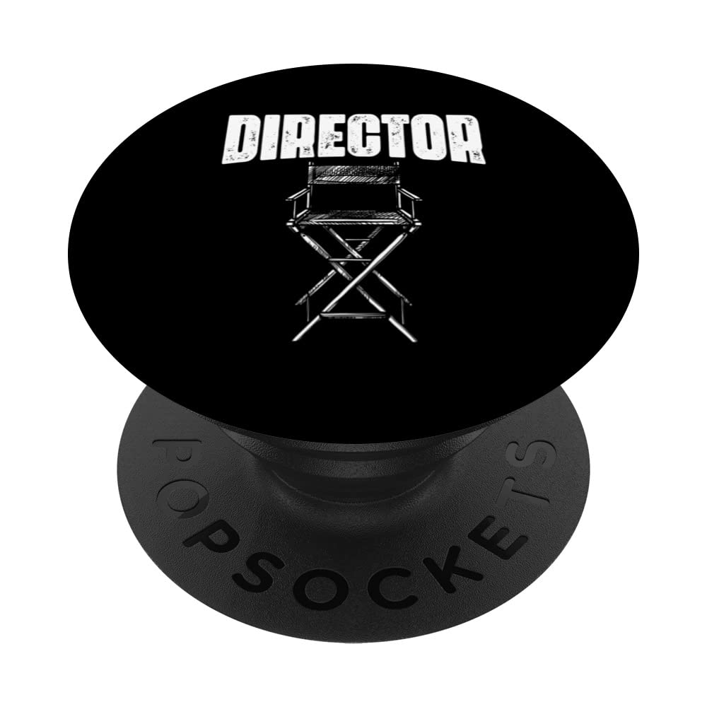 Film Maker Movie Maker Retro Vintage Director PopSockets Swappable PopGrip