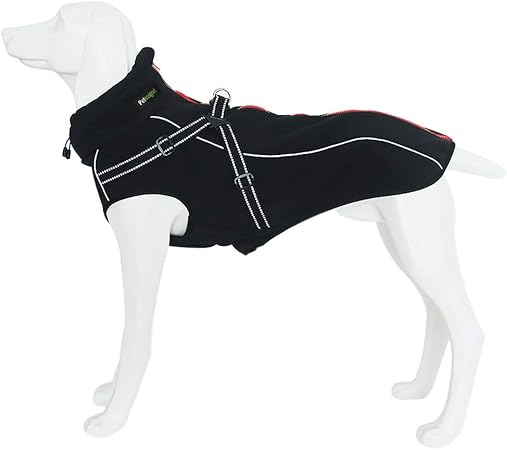 dog coat to wear with harness