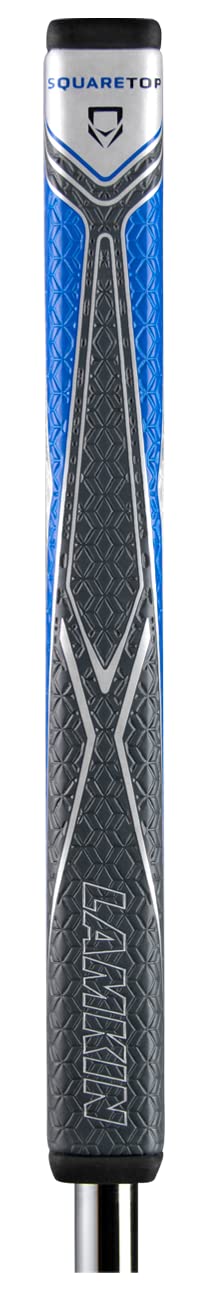 Lamkin GRIP GY/BL 58 Golf Putter Grip Sink Fit PU Square Top