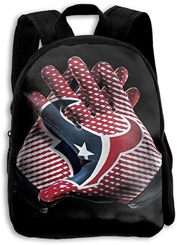 Piner N F L-2012 Texans-VaporJet2Glove 3D Printing Width Zipper School Backpack Travel Rucksack Laptop Bag For Adult