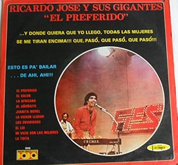 COLLECTIBLE LATIN MUSIC RECORD *RICARDO JOSE Y SUS GIGANTES*EL PREFERIDO* ESTO ES PA BAILAR VICTORIA