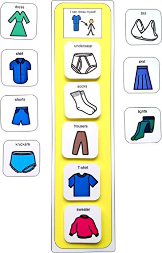 Autism Supplies And Developments PECS Getting Dressed Schedule