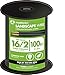 Woods 55213143 16/2 Low Voltage Lighting Cable; 100-Feet