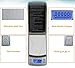Flip Phone Appearance Hidden Digital Pocket Scale,500g by 0.1g,Silver