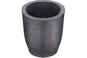 QNK #4 4kg Clay Graphite Crucible for Melting Metal Copper Casting Gold Refining Silver Brass Aluminum Black Foundry Cup