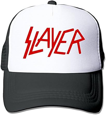 Newest Adult Unisex Slayer Wordmark 100% Nylon Mesh Caps One Size Fits Most Adjustable Mesh Hats