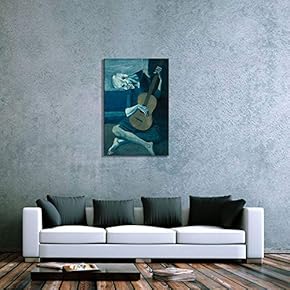 The Old Guitarist by Pablo Picasso - Canvas Art Print
