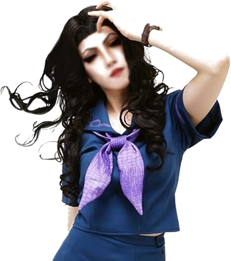 Amazon ジョジョの奇妙な冒険 山岸由花子 やまぎしゆかこ風 コスプレ ウィッグ かつら 仮装用 ヘアピース 専用ネット付き Cosplay Wig コスプレ 仮装 通販