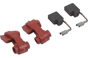 Emiif Grinder Motor Brush Set Holder 650916-01 648743-00 D28402 D28111 D28110, 2 Pcs Arms + 2 Carbon Brushes D28065 D28112 D2