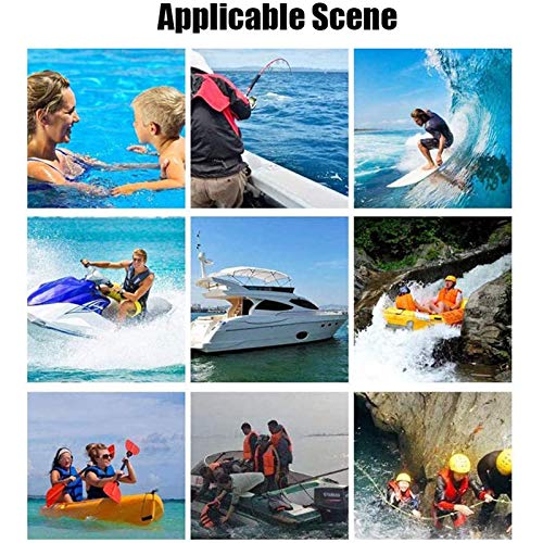 Hph Gilets De Sauvetage Pour Adultes,gilet De Sauvetage Flottant Pour Kayak Gilet De Sauvetage Avec Bandes Réfléchissantes Maillot De Bain De Sécurité Multi-poches Ajustable Pêche Plongée,jaune