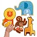 Petit Collage Beginner Jigsaw Floor Puzzle, Safari Babies