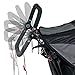 BOB Revolution PRO Jogging Stroller - Up to 75 Pounds - UPF 50+ Canopy - Easy Fold - Adjustable Handlebar with Hand Brake , Lagoon