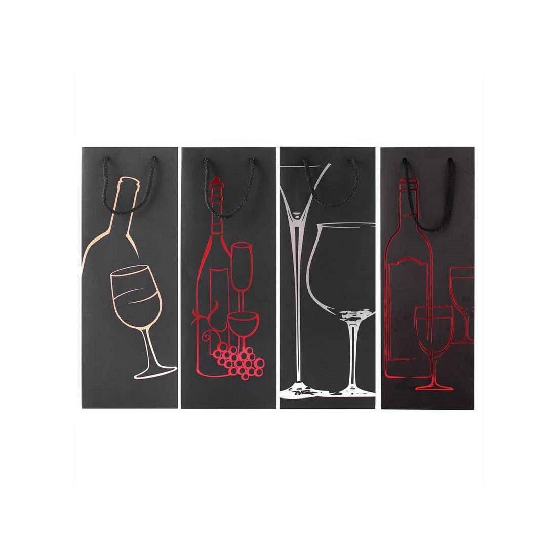 12x Luxury Bottle Bags - Wine / Spirit Bags - (Tallon 3308)