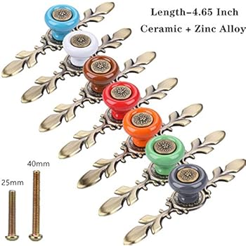 Set Of 8 Funky Trees Wood Cabinet Knobs Amazon Com