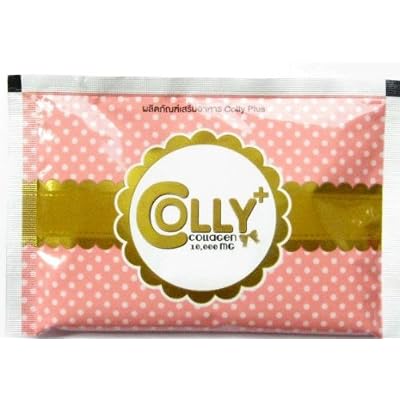 Colly Pink Plus Collagen 10000 Mg. Strawberry Flavor Supplement Dietary Drink Peptide Glutathione (880338883410)