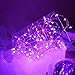 YIHONG Set of 6 String Lights Battery Operated - 7.2ft Fairy Firefly Lights for Indoor Outdoor Party Centerpiece DIY Decor - Purple