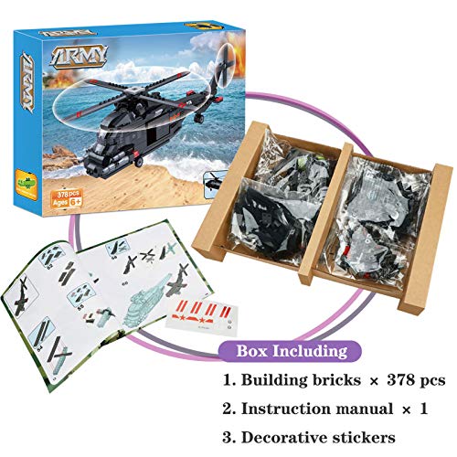 Army Military Helicopter Building Kit, Utility Helicopter Building