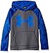 Under Armour Boys' Storm Armour Fleece Big Logo Printed Hoodie,Graphite (040)/Ultra Blue, Youth X-Large