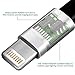 Aokesi Braided iPhone Charger Cord, 3Pack 10 Feet Extra Long Charging Cord for Apple iPhone7/7 Plus/6/6 Plus/6S/6S Plus,SE/5S/5,iPad,iPod Nano 7 (Silver Gray)