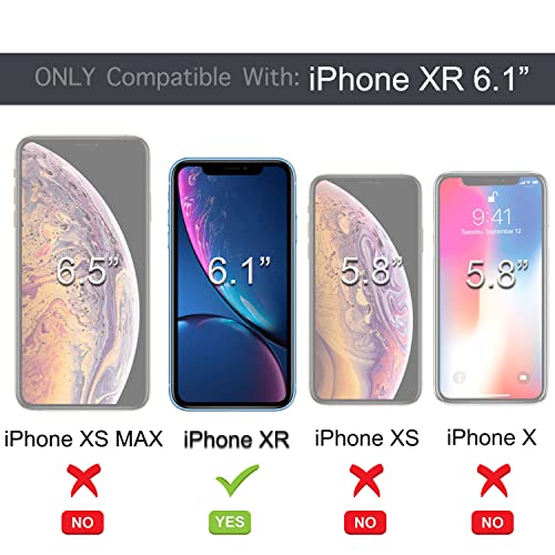 TEAM LUXURY Designed for iPhone XR Case, [Ultra Impact Resist