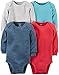 Carter's Baby Multi-Pk Bodysuits 126g339, Solid Heather, 3 Months