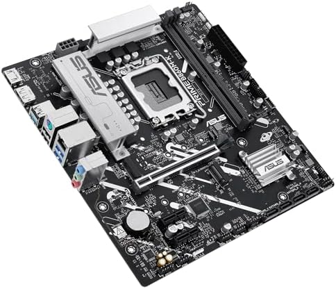 Prime B860M-K, Placa Base Intel mATX, 6+1+1+1 etapas de alimentación DrMOS, DDR5, PCIe 4.0, 2 Ranuras M.2, Realtek 2.5Gb Ethernet, DisplayPort, HDMI,USB 10Gbps, USB Tipo-C 5Gbps Frontal