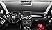 Boobo Ice Out AC Control Button Cover Bling Emblem with Genuine Austrian Crystal for Mercedes Benz E C GLC (Silver)