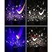6D Star Projector Lamp Night Light with 4 Colorful LED Bulbs Making 360 Degree Rotation Night Sky Moon and Stars for Bedroom and Living Room