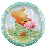 Winnie the Pooh Baby Shower Plates [9 inches - 8 Per Pack]