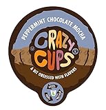 Crazy Cups Flavored Coffee, for the Keurig K Cups 2.0 Brewers, Peppermint Chocolate Mocha, 88 Count